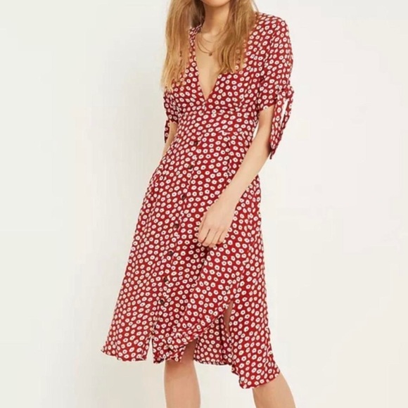 Faithfull the Brand Dresses & Skirts - FAITHFULL THE BRAND red floral midi dress